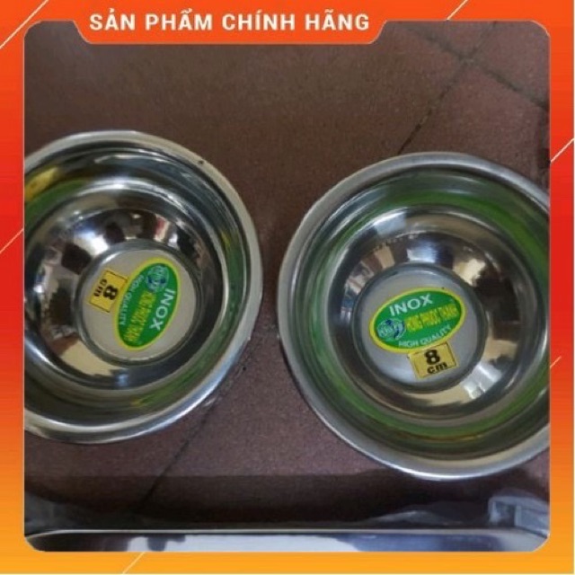 Bát inox 8cm trộn mặt nạ