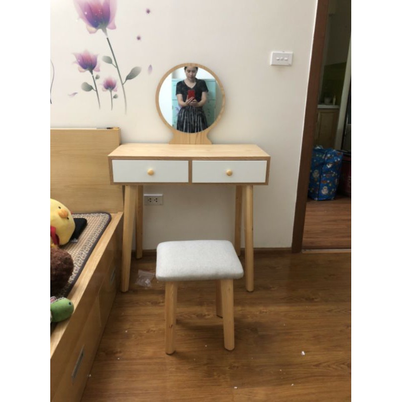 BÀN TRANG ĐIỂM PHONG CÁCH HIỆN ĐẠI (80*40*73) ảnh thật,giá chưa kèm ghế, hàng có sẵn | BigBuy360 - bigbuy360.vn