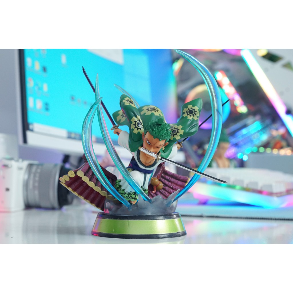 [Siêu Phẩm] Mô hình chibi nhân vật Zoro băng hải tặc mũ rơm ( one piece )