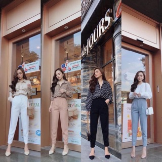 Quần baggy cạp cúc