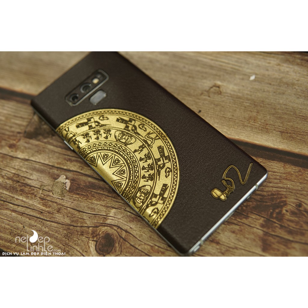 Ốp dán da điện thoai Samsung Note 9 – Da bò thật 100% - chính hãng Nét Đẹp Tinh Tế