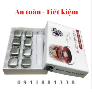 Hộp 8 Viên Đá Inox 304 - Đá Vĩnh Cửu