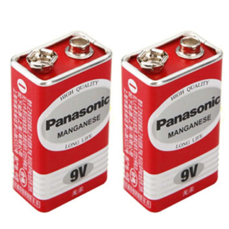 Pin vuông 9V 6F22 6F22ND PP3 6LR61 MN1604 Panasonic dùng cho Microphone, Đồng hồ đo điện, Test mạng ( 1 viên)