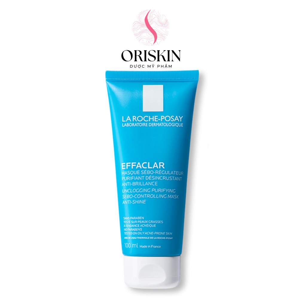 La Roche Posay Mặt Nạ Bùn Làm Sạch Sâu, Giảm Mụn Và Giảm Bóng Nhờn La Roche-Posay Effaclar 100ml