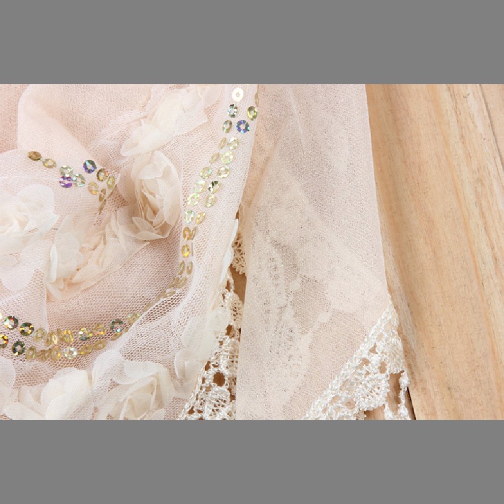 Khăn choàng cổ vải lụa thêu họa tiết phối tua rua thời trang cho nữ 101
 | BigBuy360 - bigbuy360.vn