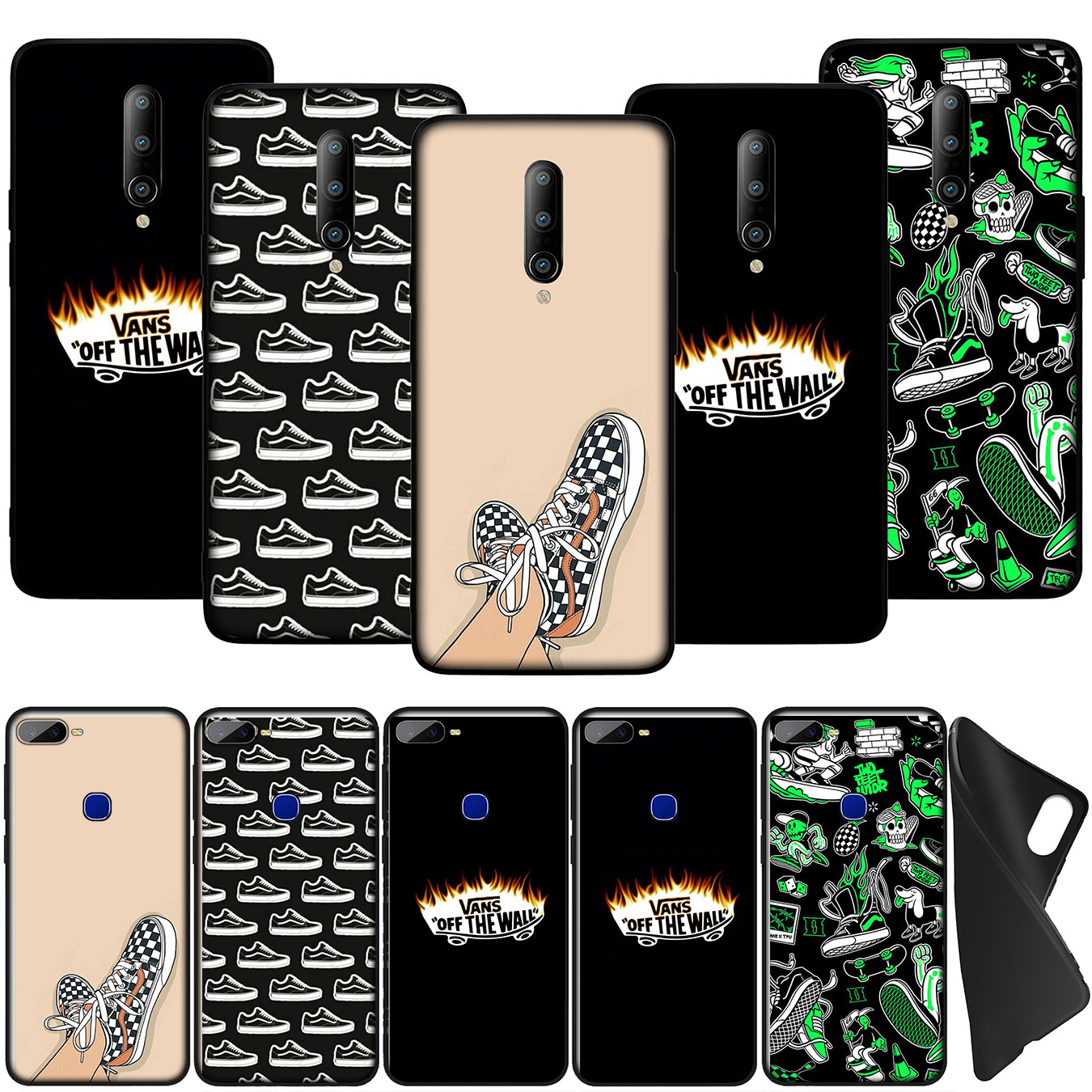 Ốp điện thoại silicon mềm hình logo Vans thời trang cho OPPO F11 Pro A9 A8 A31 A12 A37 A5s A7 AX5s AX7 A3s A5 Neo 9