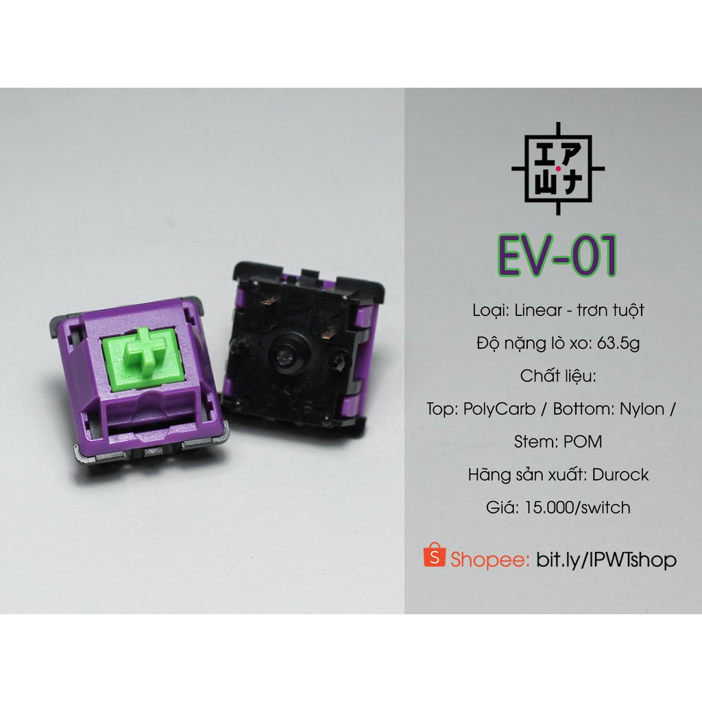 Công tắc / Switch bàn phím cơ linear EV-01 gói 10 switches | BigBuy360 - bigbuy360.vn