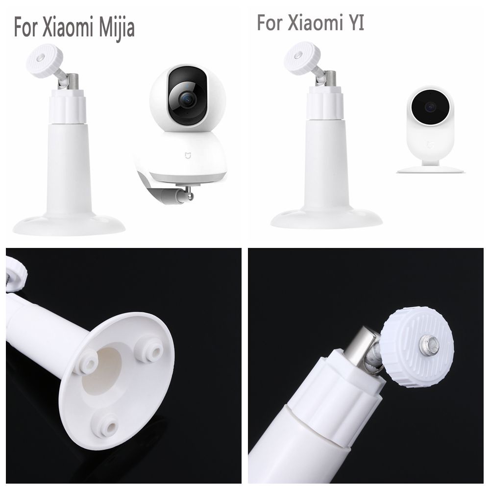 WUWOWU Giá đỡ camera giám sát an ninh dành cho Xiaomi Mijia/Xiaomi YI Smart IP xoay được 360 độ dùng ở trong nhà và ngoài trời