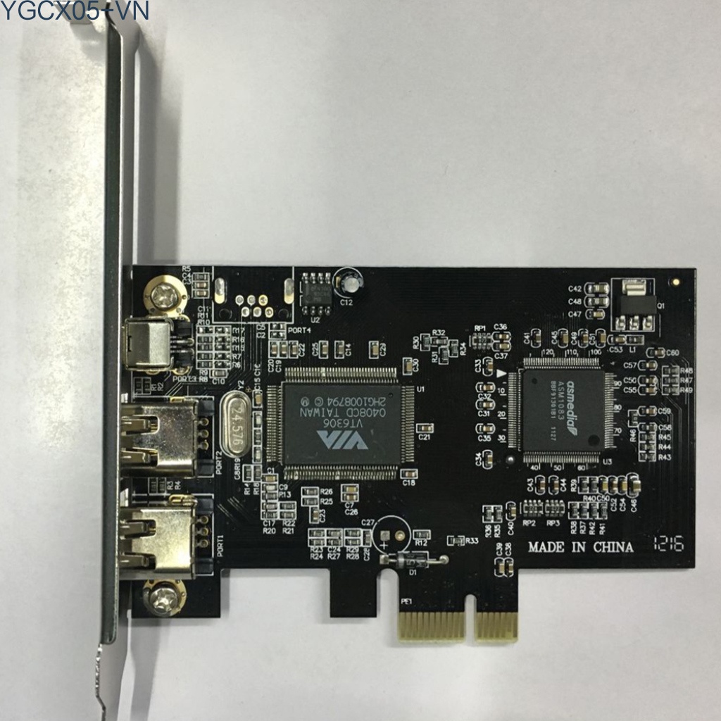 Thẻ Mở Rộng 1394a Pci-E Video Với 3 Cổng Pci-E 800 / 400 / 200 / 100mbps | BigBuy360 - bigbuy360.vn