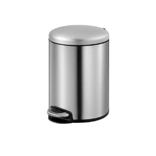 Thùng rác inox đạp chân hình tròn, thùng rác inox cao cấp phủ nano, thùng rác EKO EK9213MT