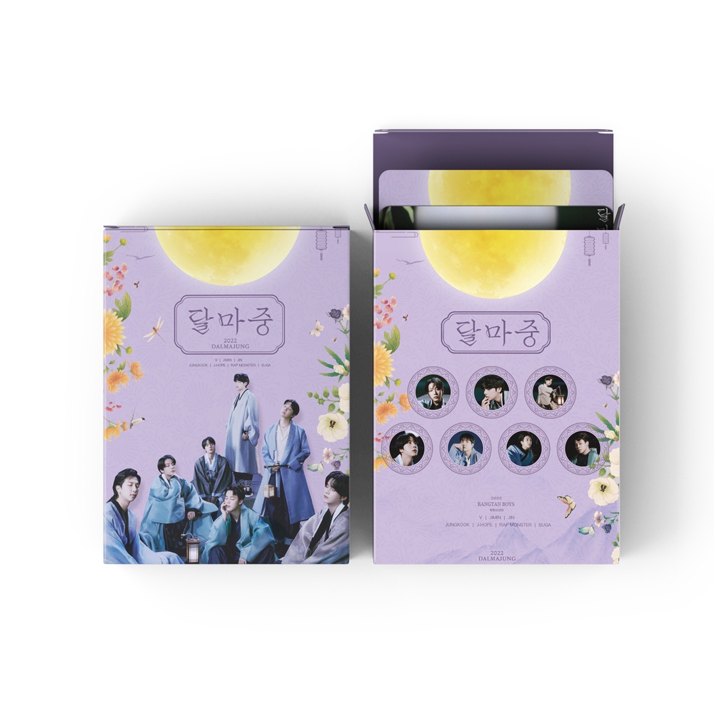 Hộp 55 Ảnh LOMO Card 2022 Hình Nhóm Nhạc BTS Thẻ