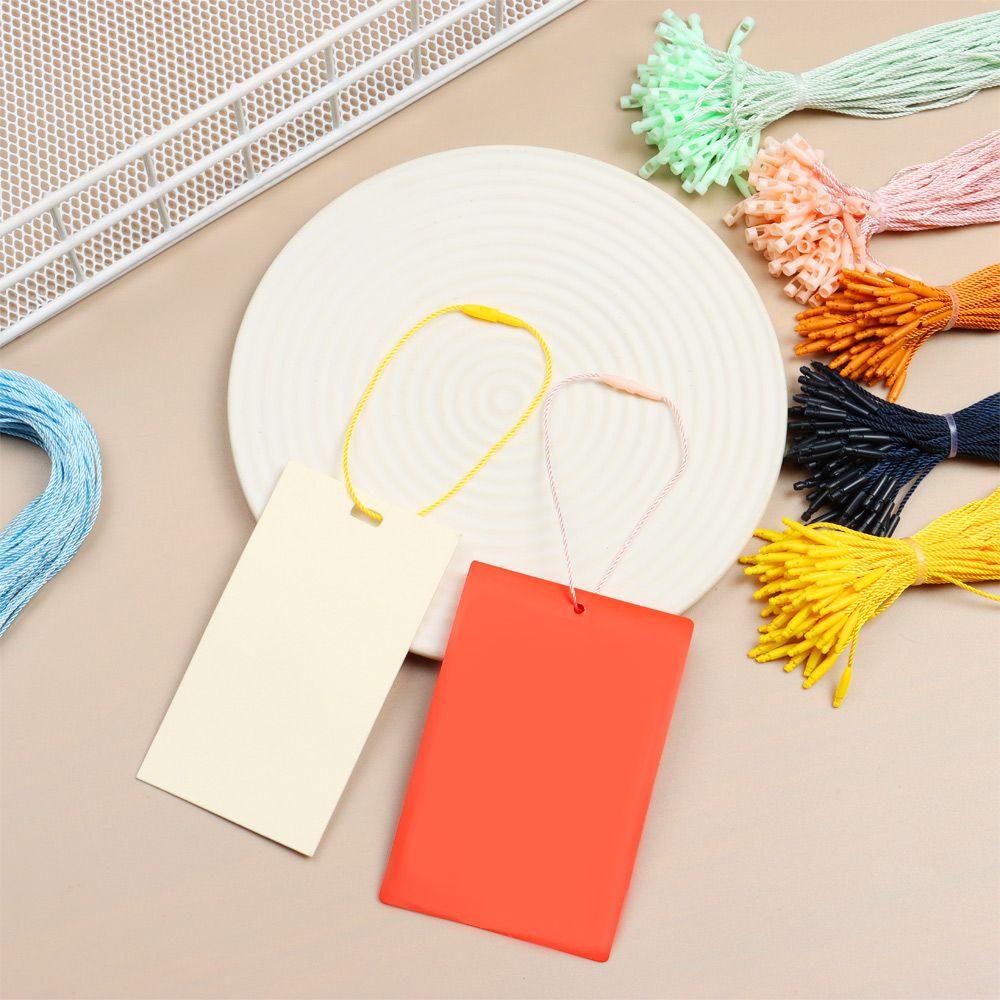 Set 100 Nhãn Treo Quần Áo Bằng Polyester