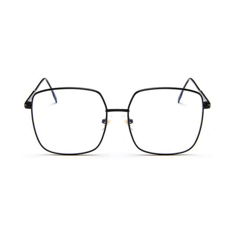 Kính mát vuông gọng kim loại phong cách retro