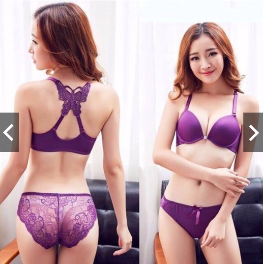 [Mã WAMST111 giảm 15k đơn 99k] SỈ Bộ đồ lót cánh bướm sexy cài ngực trước