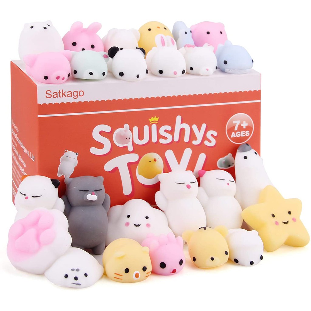 Combo 50 squishy mochi thú dẻo siêu tiết kiệm