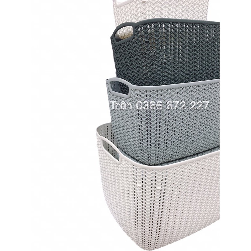Giỏ đan Hàn Quốc size đại