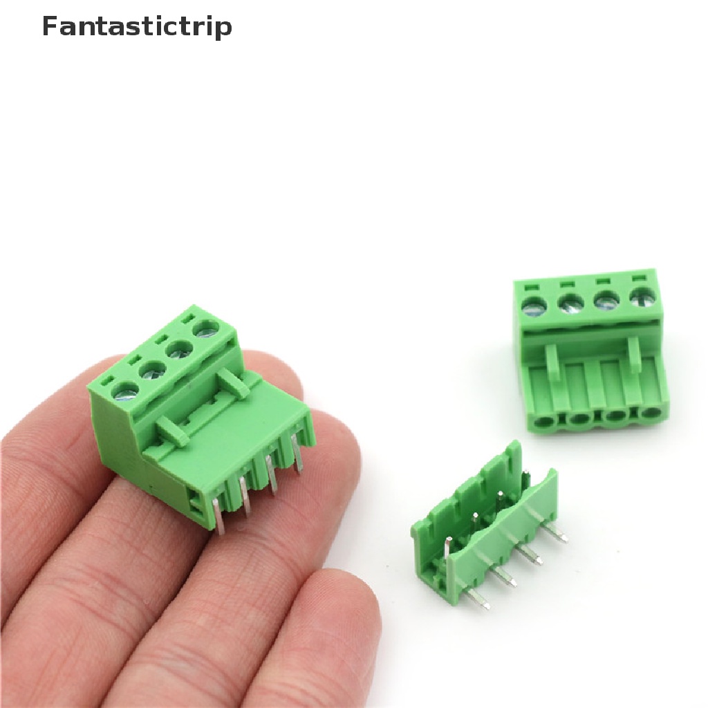 Set 20 Đầu Nối Phích Cắm PCB 4 Chấu 5.08mm Chuyên Dụng