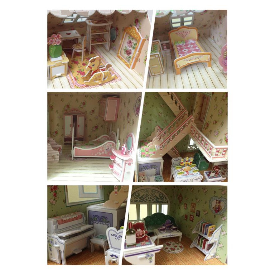 Mô hình giấy 3D CubicFun - Nhà búp bê cổ tích - Dreamy Dollhouse - P645h
