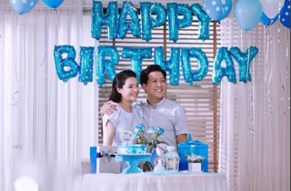 Bộ Bóng chữ Happybirthday