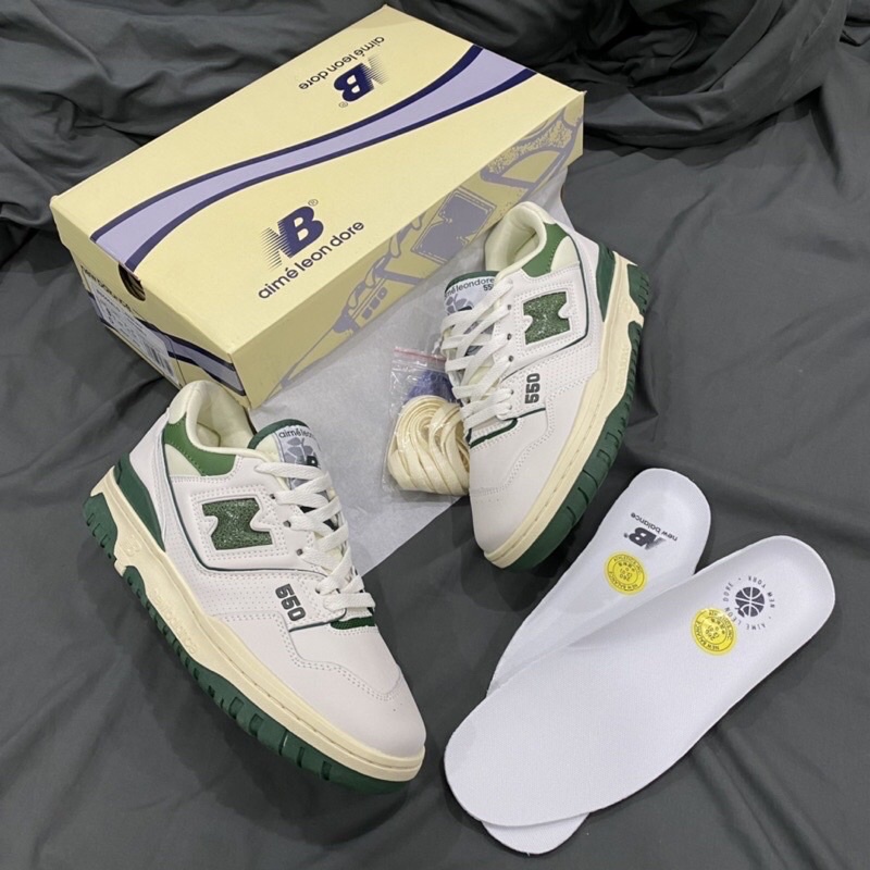 GIÀY NEW.BLANCE 550 WHITE GREEN LAI AU [ FULL BOX + FREE SHIP ]