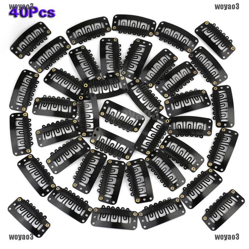 Bộ 40 Ghim Chữ U Đặc Biệt Cho Tóc Giả