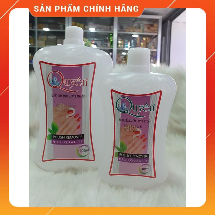 Nước rửa móng Quyên cao cấp (aceton) 500ml - 1000ml