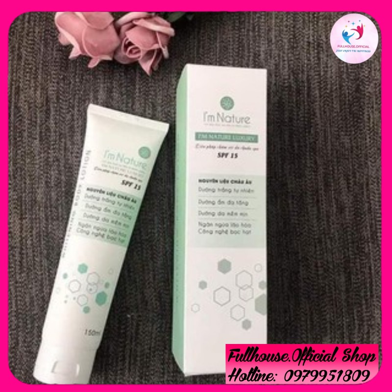 Kem Dưỡng Trắng Da Toàn Thân I'm Nature Whitening Body Lotion I'M NATURE 150ml SPF15+ | BigBuy360 - bigbuy360.vn