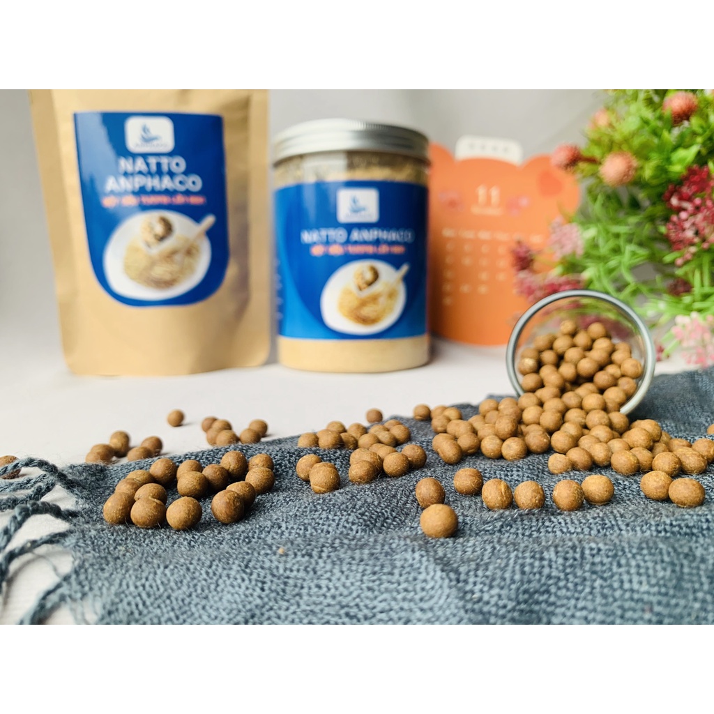 Natto đậu tương lên men viên tía tô Anphaco