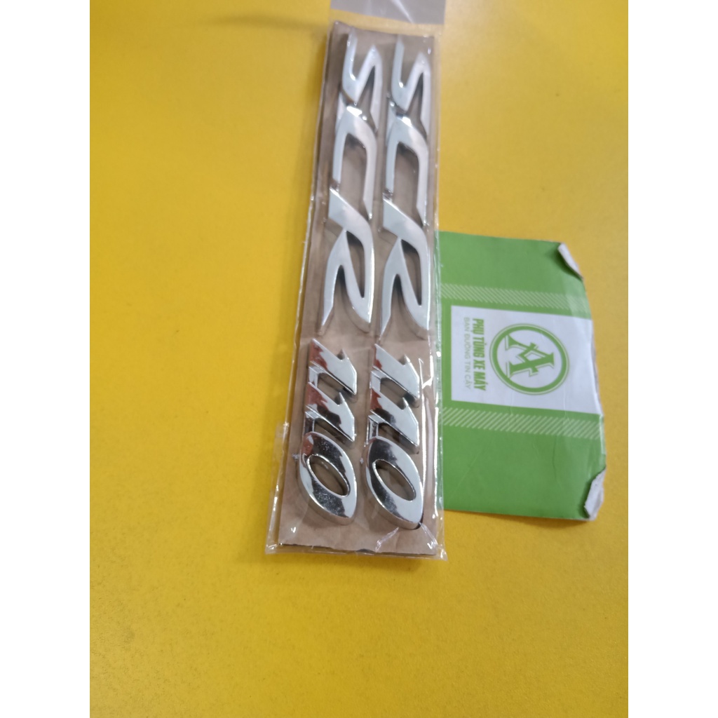 Tem chữ nổi honda scr 110