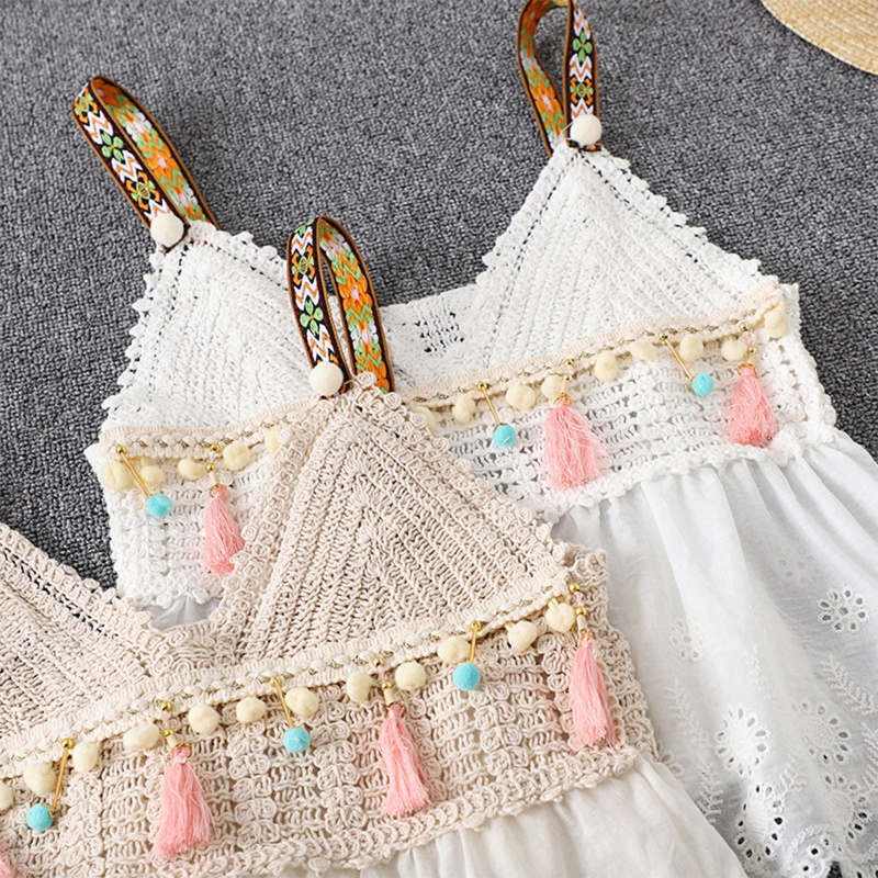 Áo Hai Dây Dệt Kim Phong Cách Dân Tộc Thời Trang Cho Nữ