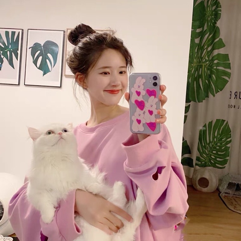 Áo sweater Có Gấu TRIỆU LỘ TƯ Style Hàn Quốc Xinh Xắn