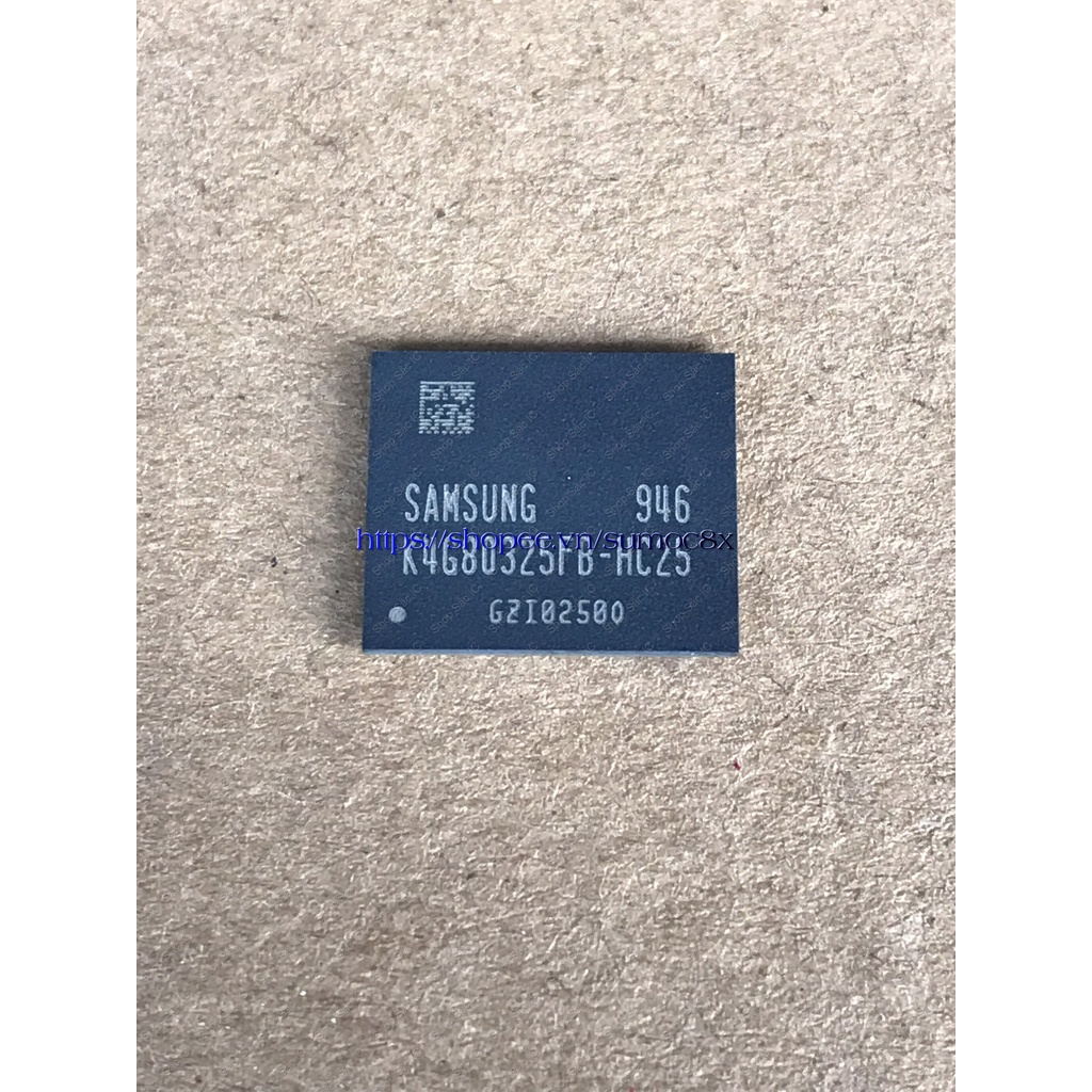 Vram DDR5 Samsung 1GB K4G80325FB-HC25 K4G80325FB HC25 mới - dùng cho thợ sửa chữa card màn hình