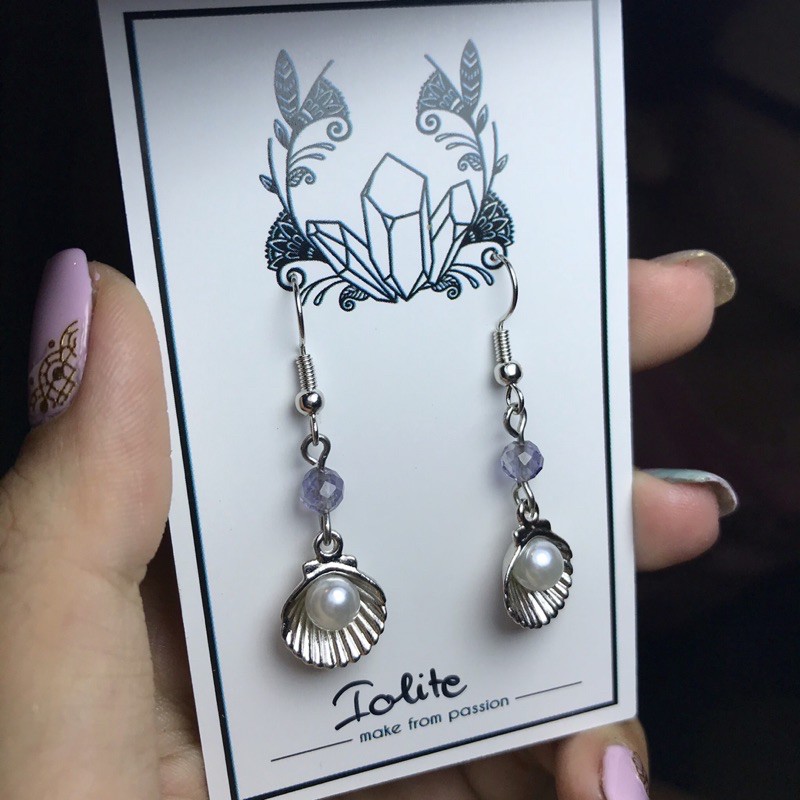 Hoa tai handmade phong cách mùa hè