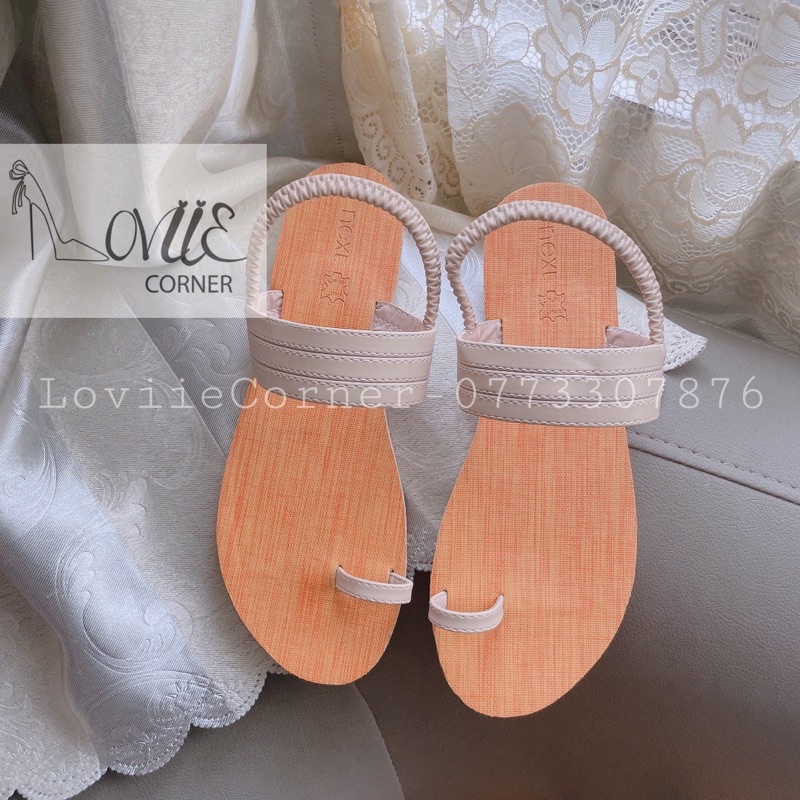 SANDAL NỮ XỎ NGÓN LOVIIECORNER - GIÀY SANDAL NỮ ĐẾ BỆT XỎ NGÓN - SANDAL NỮ DÂY CHÉO GIẢ GỖ S210701