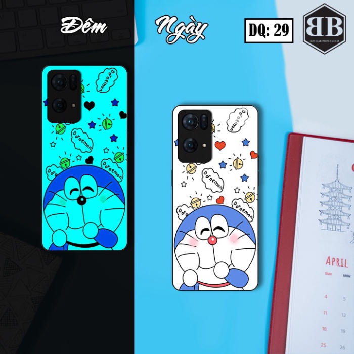 Ốp lưng kính Dạ Quang RENO 7 PRO 5G phát sáng trong đêm đủ các mẫu hot hit