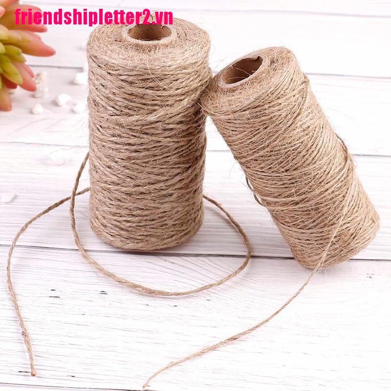 Cuộn Dây Thừng Khô Tự Nhiên Dài 100m Dùng Để Trang Trí