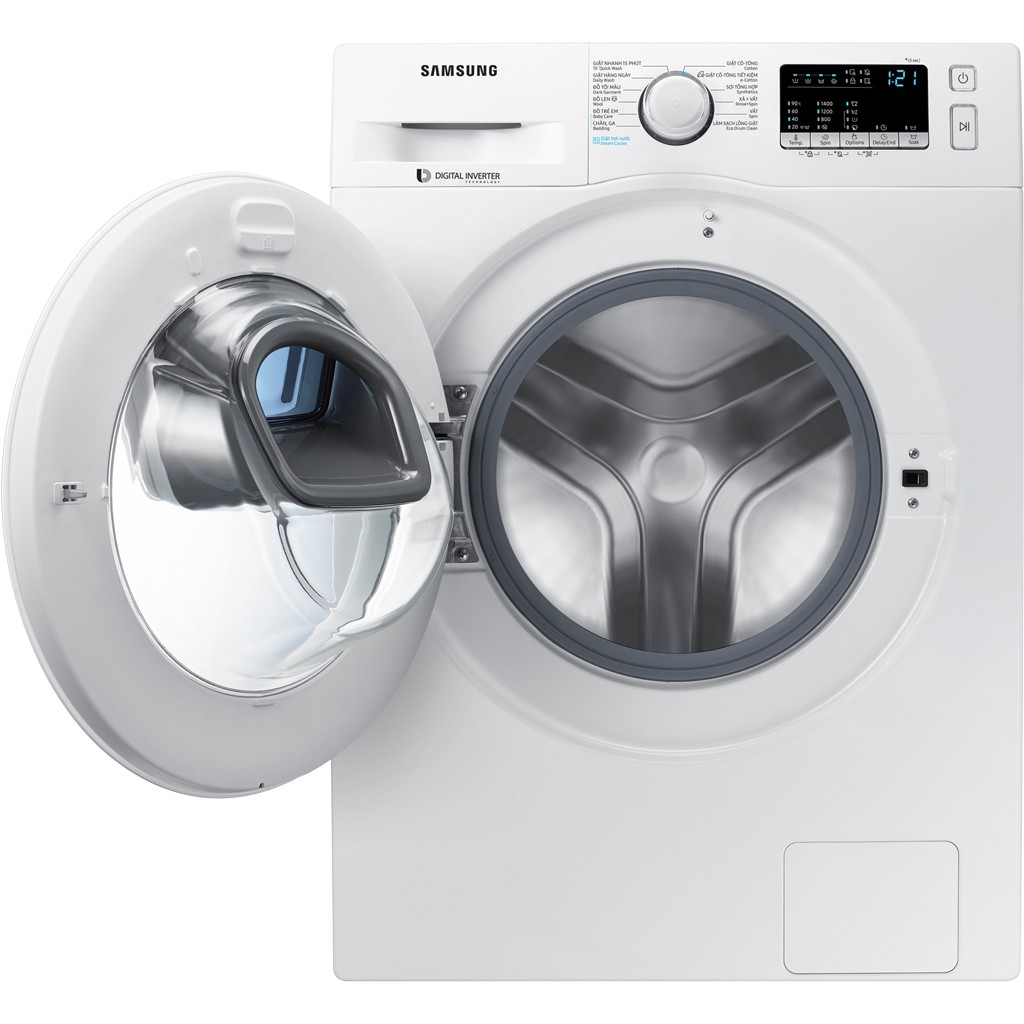 [MIỄN PHÍ GIAO HÀNG - LẮP ĐẶT] Máy giặt Samsung Addwash Inverter 10 Kg WW10K44G0YW/SV