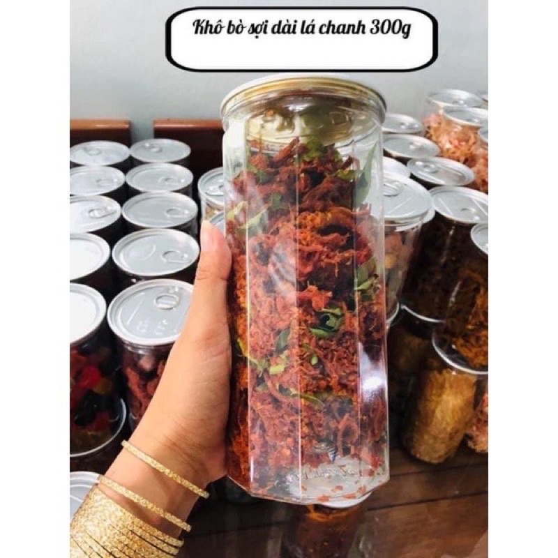 KHÔ BÒ SỢI DÀI LÁ CHANH 300gr | BigBuy360 - bigbuy360.vn