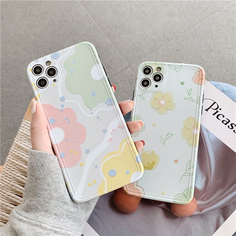 Ốp iphone - Ốp lưng imd new Hoa vẽ tay 6/6s/6plus/6splus/7/8/7plus/8plus/x/xs/xsmax/11/11promax - Awifi Case R2-6 | BigBuy360 - bigbuy360.vn