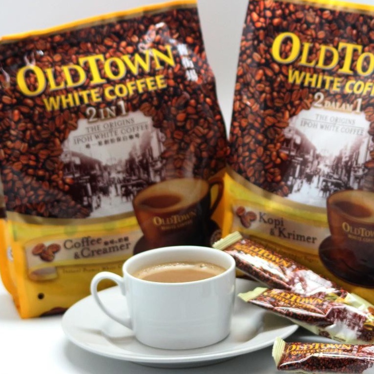 Cà phê Old Town cafe trắng Malaysia White coffee classic vị truyền thống (combo 4 gói lẻ)