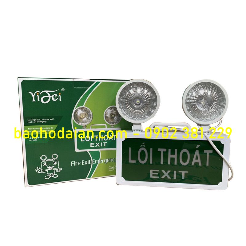 Đèn chiếu sáng sự cố kết hợp biển chỉ dẫn thoát nạn Exit Yifei YF-203