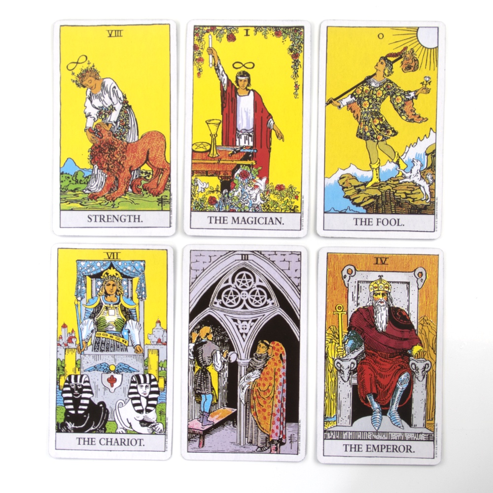 Bộ Bài Tarot Rider Waite Với Hộp Sắt/Tin Đóng Gói