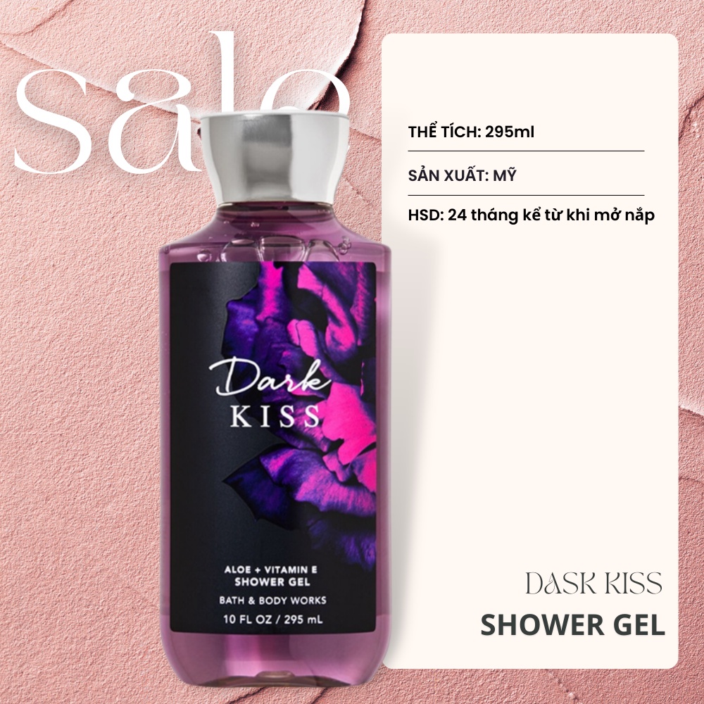 SỮA TẮM BATH & BODY WORKS - SHOWER GEL DARK KISS 295ML