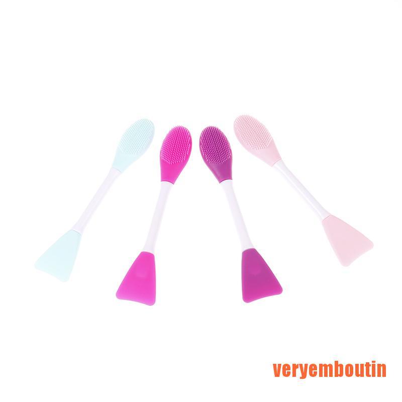 [Hàng mới về] Cọ đắp mặt nạ bằng silicone 2 mặt tiện dụng