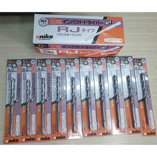 Mũi khoan tường, gạch chân lục giác Unika (Nhật) mã RJ