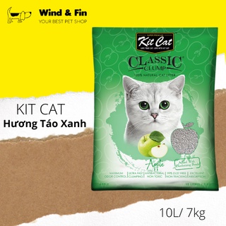 Cát mèo kitcat - classic clump - apple - 10l