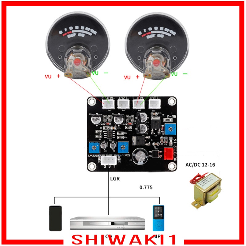 Đồng Hồ Đo Tần Số Điện Tử Shiwaki1 12-16v