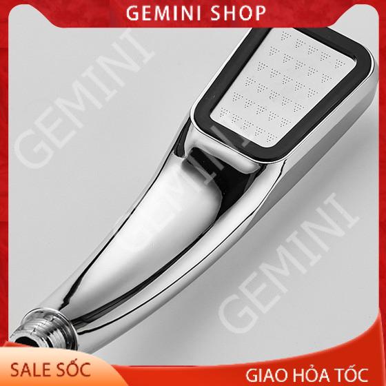 Đầu vòi sen tăng áp 300 lỗ áp suất cao phun tiết kiệm nước cho phòng tắm VS2 GEMINI SHOP