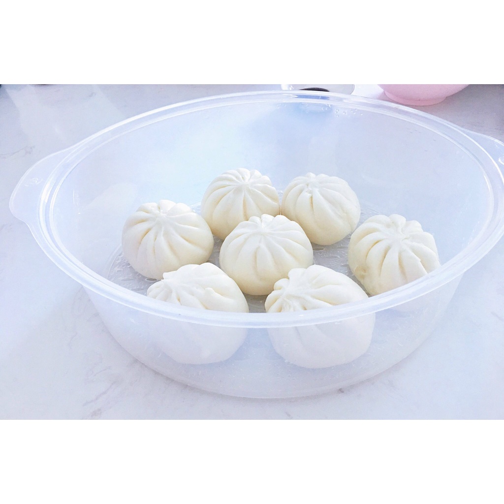Nồi hấp điện 3 tầng Braburg, nồi hấp điện 3 đa năng, nồi hấp bữa sáng tiện lợi bảo hành 12 tháng