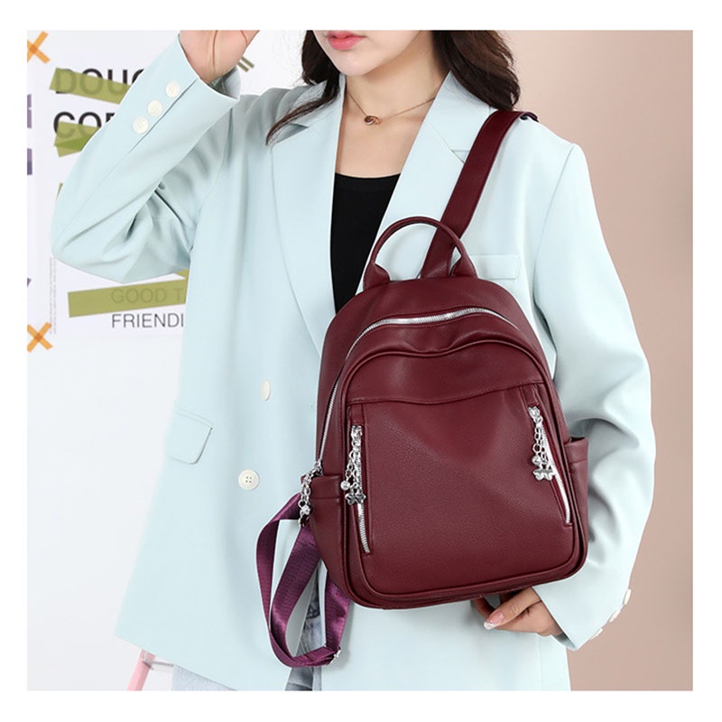 Balo du lịch IELGY da PU mềm thời trang cho nữ